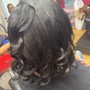 Natural Hair Dominican Blowout with style