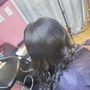 Natural Hair Dominican Blowout with style