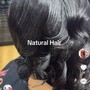 Natural Hair Dominican Blowout with style