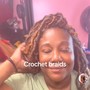 Crochet Braids with shampoo and conditioner