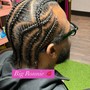 Men Freestyle braids stitch full head  $90