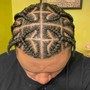 2 Feed In Braids