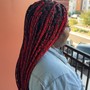 Boho Knotless Braids Med