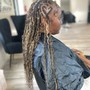 Boho Medium Mid back Knotless Braids  ( Stylist Seberina)