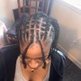 2-4 cornrows