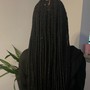 Sm Thigh Length Knotless Braids