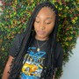 Natural hair two strand twist