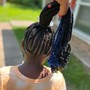 Kid braided ponytail