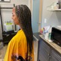 Small bohemian knotless Braids