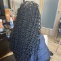 Small bohemian knotless Braids