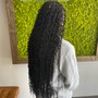 Small bohemian knotless Braids