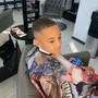 Kid’s lining/taper(edge up with braids or locs)