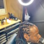 Dread retwist and style