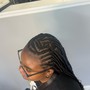 Large Knotless Braids