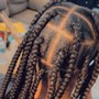 Small Knotless Braids