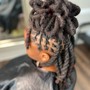 Individual braids take down