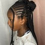 Kids Cornrow Styles with extra hair