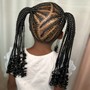 Kids Cornrow Styles with extra hair