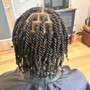 Plaits or single Braids or twist