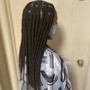 Medium Knotless Box Braids