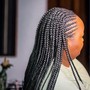 Feeding braids with individual Box Braids