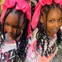 Kid's  Medium Knotless Braids