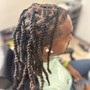 Loc retwist with double stranded twist