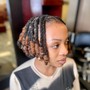 Retwist & Double Strand Twist ( Shoulder length or Shorter)