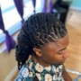 Retwist & Double Strand Twist ( Mid back or longer)