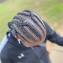 Stitched Cornrow Braids