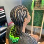 Stitched Cornrow Braids