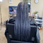 Knotless Braids S waist length