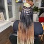 Box Braids, Knotless, Bohemian Braids, message for pricing