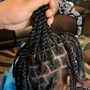 Small knotless Braids