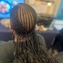 2-6 large Feed-In Cornrow Braids