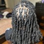 Instant locs (Ear length)