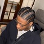 Men's 6 stitch braids