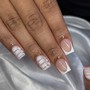 French Tip Gel Pedicure