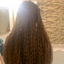 Med Boho knotless Box Braids (Hair and shampoo included