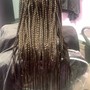 Med Boho knotless Box Braids (Hair and shampoo included