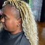 Box Braids (Undercut/Sides shaved) SMALL