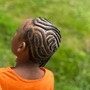 Fulani/ tribal with knotless in back