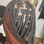 Extended Two Strand Twist with Locs