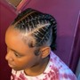 5 or less stitch braids kids