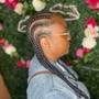 Men Half plait twist