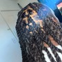 Invisible locs (Loose hair)