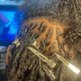 Loc Retwist Half of Head