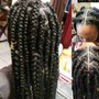 Medium box braids