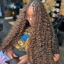 Large Knotless Braids