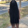 Bohemian small knotless Braids thigh length